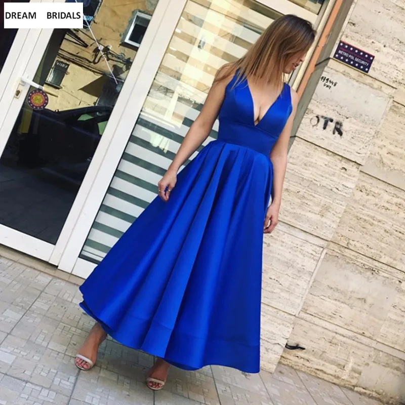 Sexy Deep V-Neck Bridesmaid Stain Dresses A-Line Ankle-Length Robe Demoiselle D'honneur Dress Bridesmaid 2019
Sexy Deep V-Neck Bridesmaid Stain Dresses A-Line Ankle-Length Robe Demoiselle D'honneur Dress Bridesmaid 2019