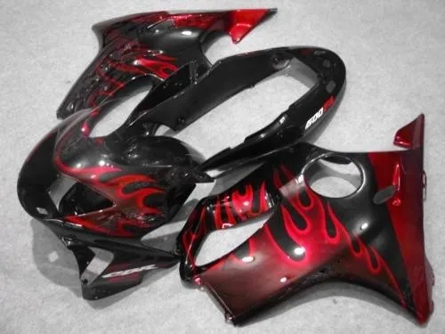 Customized Motorcycle Fairing kit for (hd) CBR600 F4 99 00 CBR600F4 1999 2000 F4 CBR600 Red flames black ABS Fairings set
Customized Motorcycle Fairing kit for (hd) CBR600 F4 99 00 CBR600F4 1999 2000 F4 CBR600 Red flames black ABS Fairings set