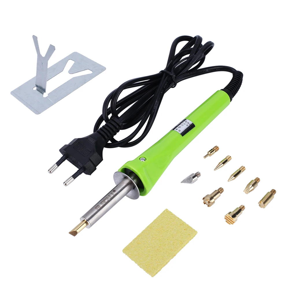 ELECALL ESI-118 Wood Pyrography Tool EU plug 220V 30W Wood Burning Pen Set Soldering Iron Tool Set Wood Carving Solder Pen
ELECALL ESI-118 Wood Pyrography Tool EU plug 220V 30W Wood Burning Pen Set Soldering Iron Tool Set Wood Carving Solder Pen