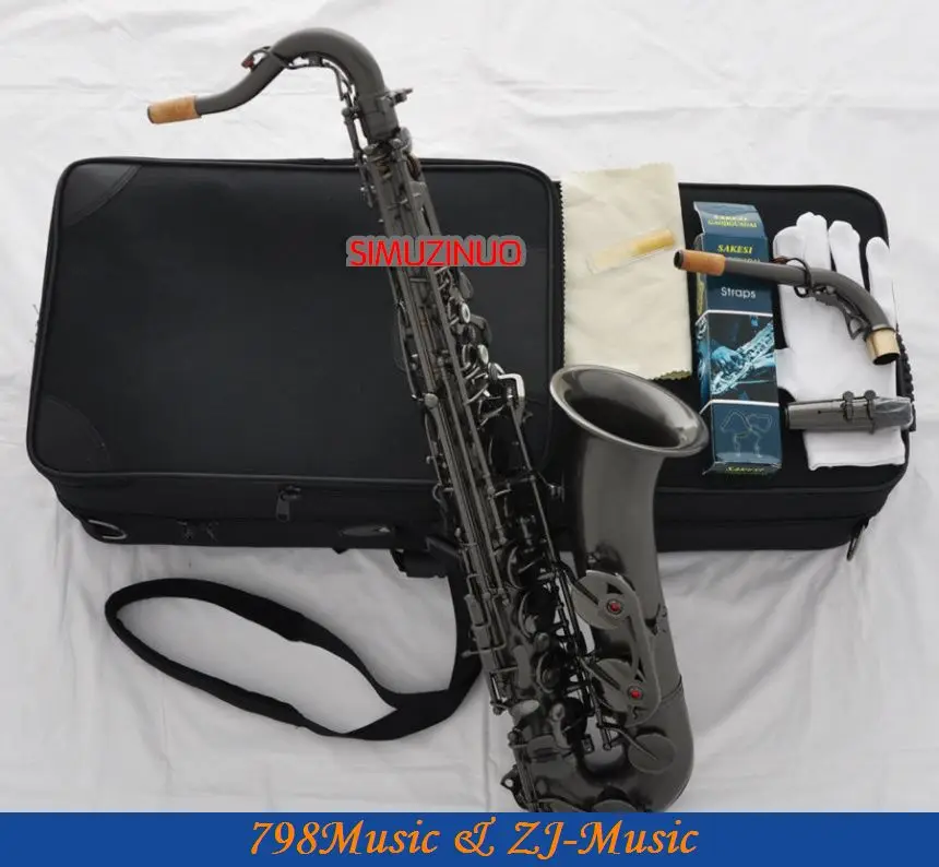 Профессиональный сатиновый черный никелированный C мелодия саксофон Sax High F #2 Necks
Профессиональный сатиновый черный никелированный C мелодия саксофон Sax High F #2 Necks