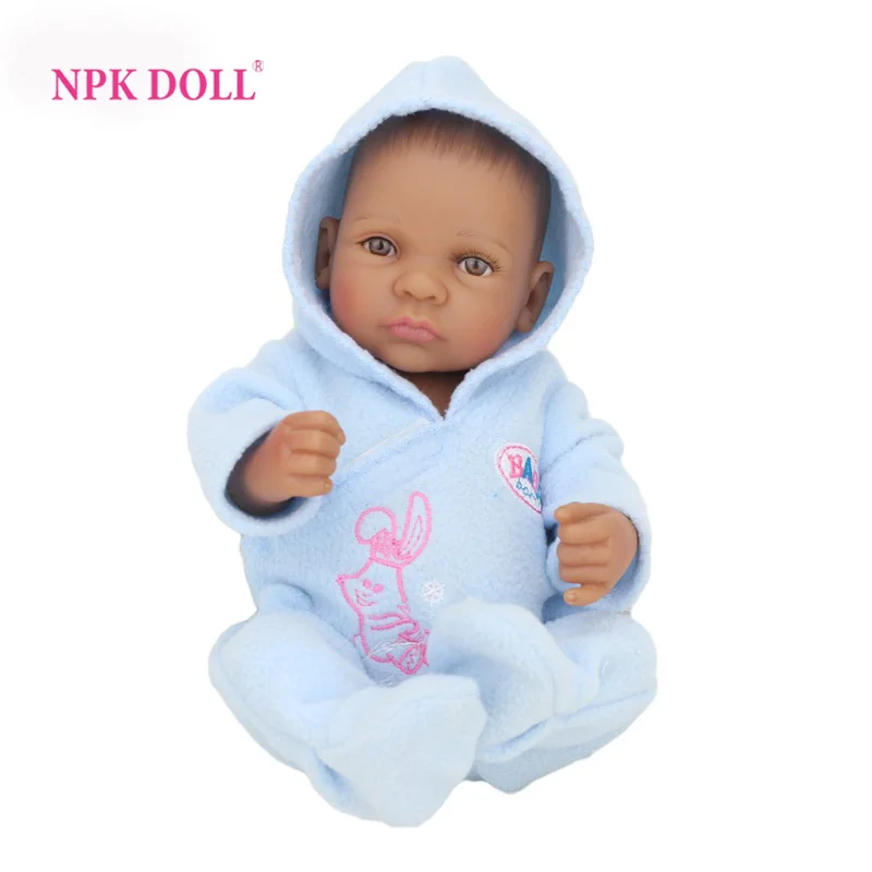 NPKDOLL 10 дюймов черный новорожденный мальчик в африканском стиле американская Кукла-младенец черный реалистичные Reborn мини куклы Brinquedos
NPKDOLL 10 дюймов черный новорожденный мальчик в африканском стиле американская Кукла-младенец черный реалистичные Reborn мини куклы Brinquedos