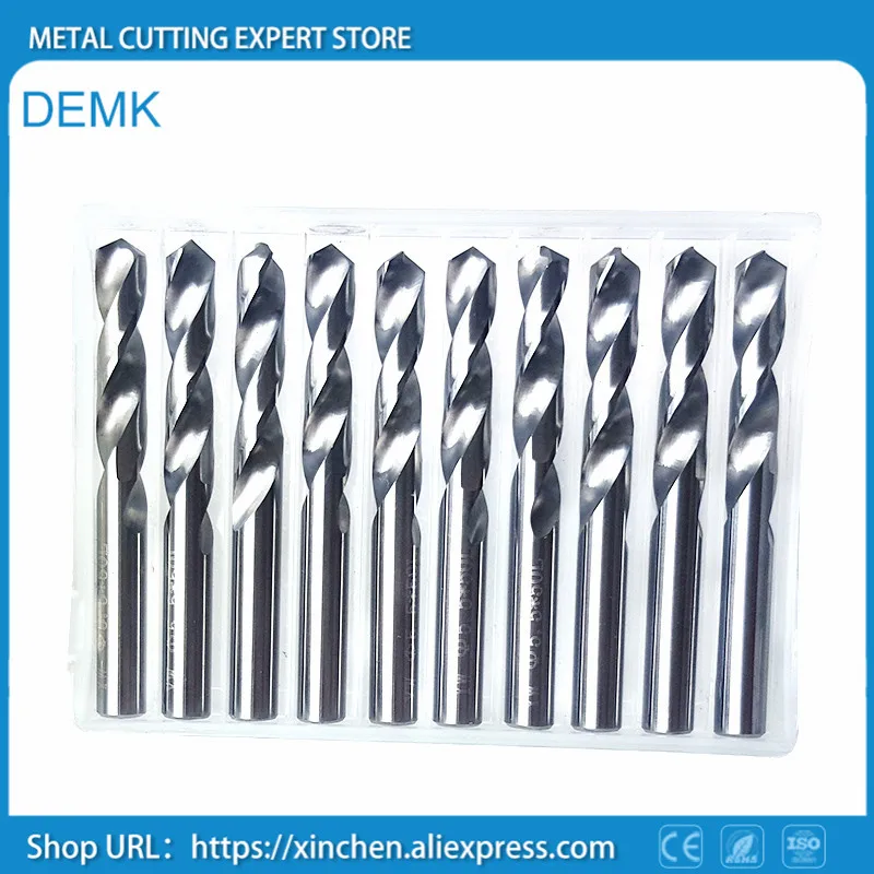 Solid carbide drill 1mm-6mm straight shank for quenching steel non-ferrous metal processing machinery lathe 10pcs
Solid carbide drill 1mm-6mm straight shank for quenching steel non-ferrous metal processing machinery lathe 10pcs