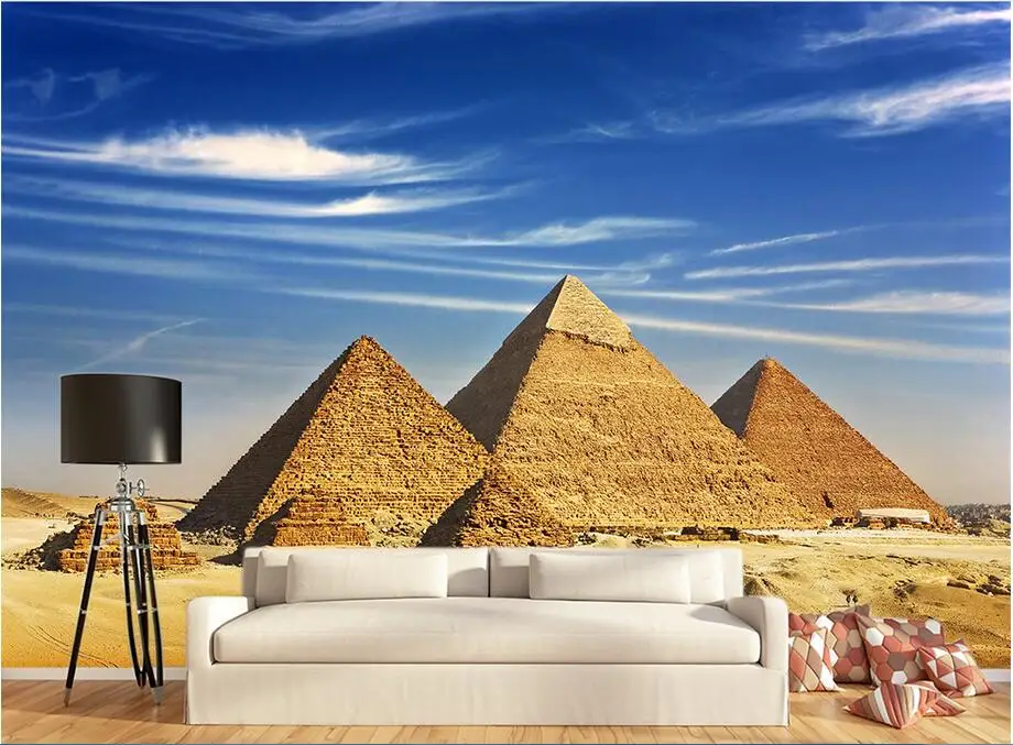 Custom photo 3d wallpaper Non-woven mural The pyramids of Egypt decoration painting 3d wall murals wallpaper for living room
Custom photo 3d wallpaper Non-woven mural The pyramids of Egypt decoration painting 3d wall murals wallpaper for living room