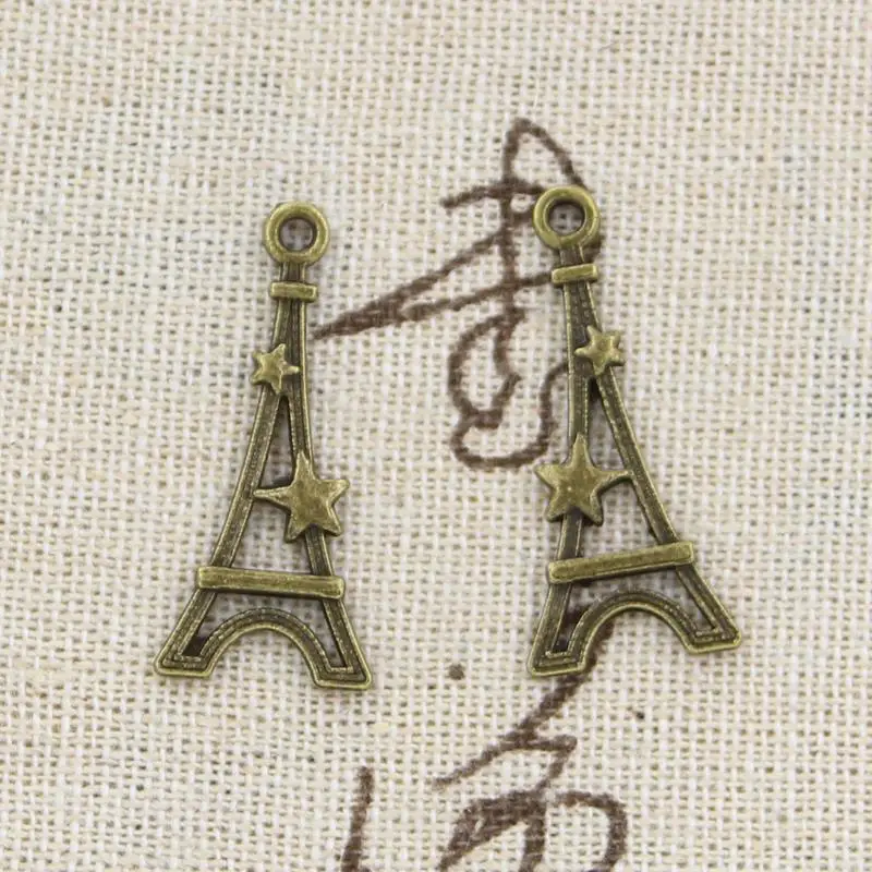 50pcs Charms Paris Eiffel Tower Star 30x13mm Antique Bronze Silver Color Plated Pendants Making DIY Handmade Tibetan Jewelry
50pcs Charms Paris Eiffel Tower Star 30x13mm Antique Bronze Silver Color Plated Pendants Making DIY Handmade Tibetan Jewelry