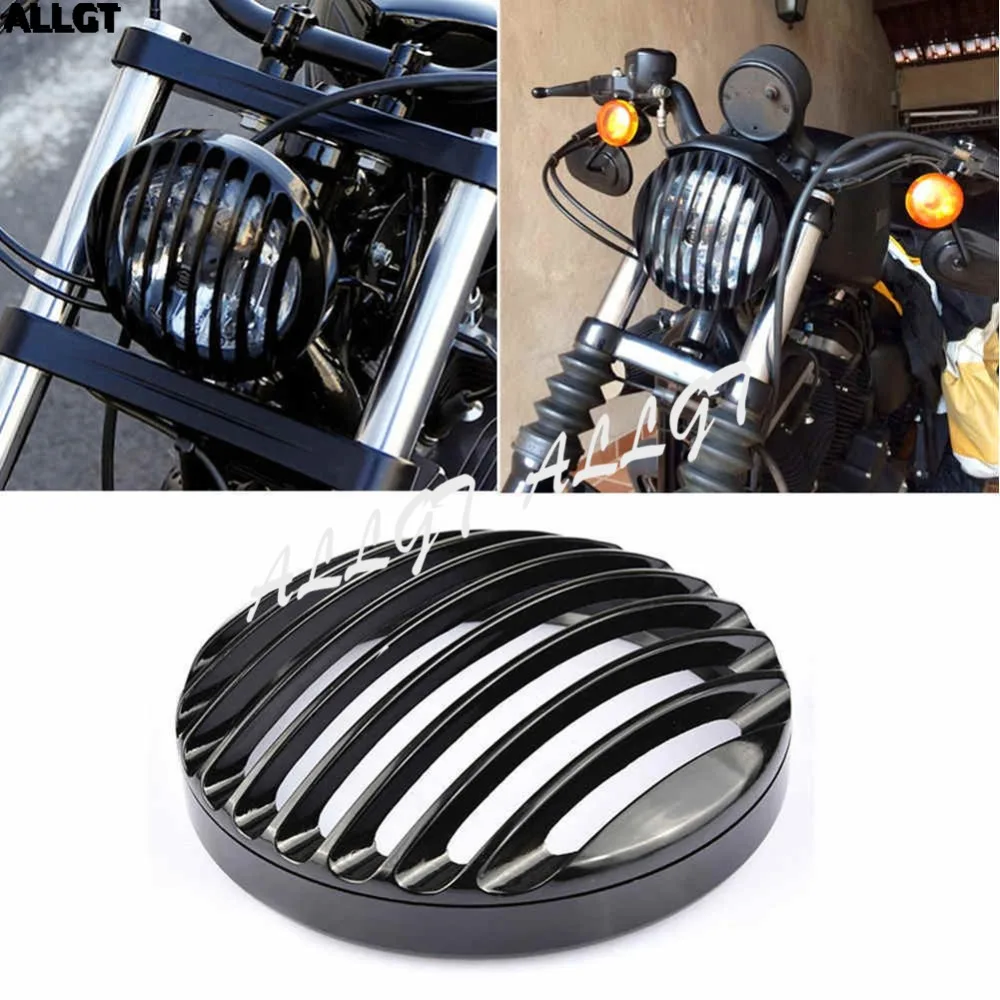 ALLGT Black Aluminum Headlight Grill Cover Fit For 2004-2014 Sportster XL 883 1200 Harley
ALLGT Black Aluminum Headlight Grill Cover Fit For 2004-2014 Sportster XL 883 1200 Harley
