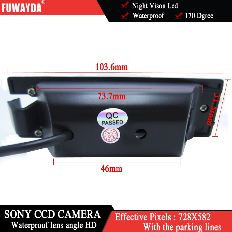 Автомобильное зеркало заднего вида FUWAYDA с монитором 4 3 дюйма камера SONY CCD HD Видео