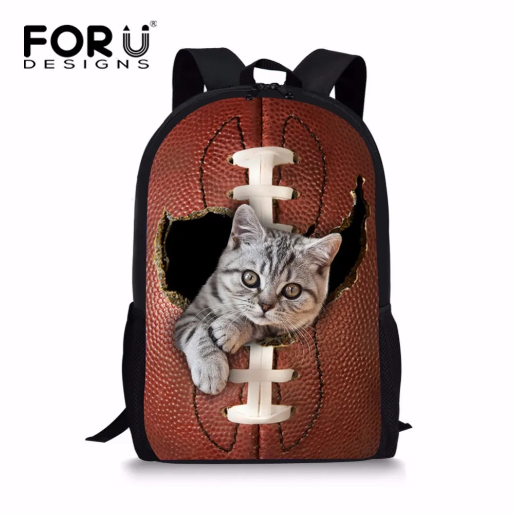 FORUDESIGNS, рюкзак с принтом в виде кошки и собаки, классная школьная сумка, 16 дюймов, Детский рюкзак для школы, винтажный рюкзак для мальчиков-по...
FORUDESIGNS, рюкзак с принтом в виде кошки и собаки, классная школьная сумка, 16 дюймов, Детский рюкзак для школы, винтажный рюкзак для мальчиков-по...