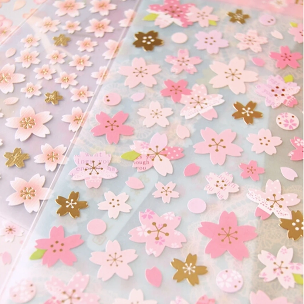 1 Sheet High Quality Waterproof Stickers Romantic Cherry Blossoms DIY Stickers Decorative Scrapbooking Diary Album Stick Label
1 Sheet High Quality Waterproof Stickers Romantic Cherry Blossoms DIY Stickers Decorative Scrapbooking Diary Album Stick Label