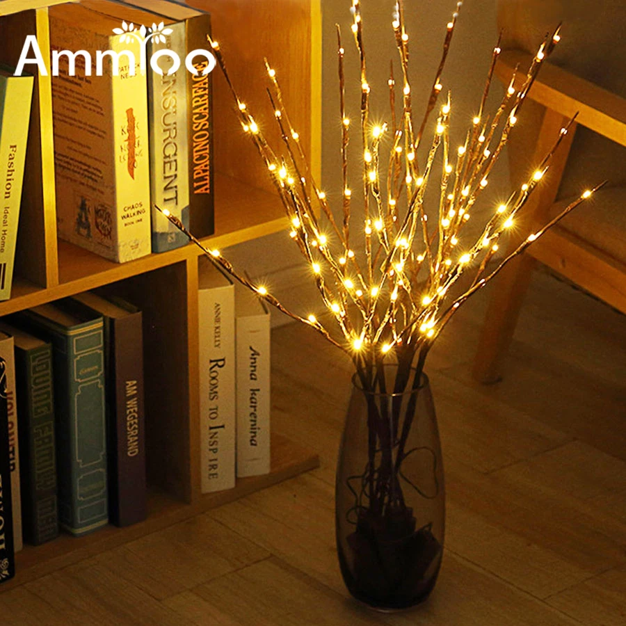 LED Willow Branches Light 20 Bulbs Home Christmas Floral Twig Lights AA Battery Birthday Gifts Party Garden Wedding Indoor Decor
LED Willow Branches Light 20 Bulbs Home Christmas Floral Twig Lights AA Battery Birthday Gifts Party Garden Wedding Indoor Decor