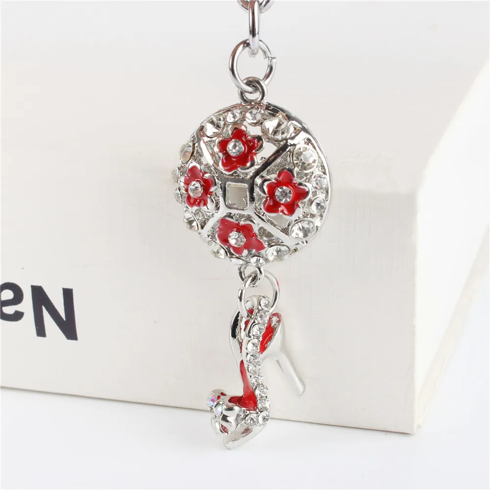 Flower High Heel Shoe Pendant Charm Rhinestone Crystal Purse Bag Keyring Key Chain Accessories Wedding Party Holder Keyfob Gift
Flower High Heel Shoe Pendant Charm Rhinestone Crystal Purse Bag Keyring Key Chain Accessories Wedding Party Holder Keyfob Gift