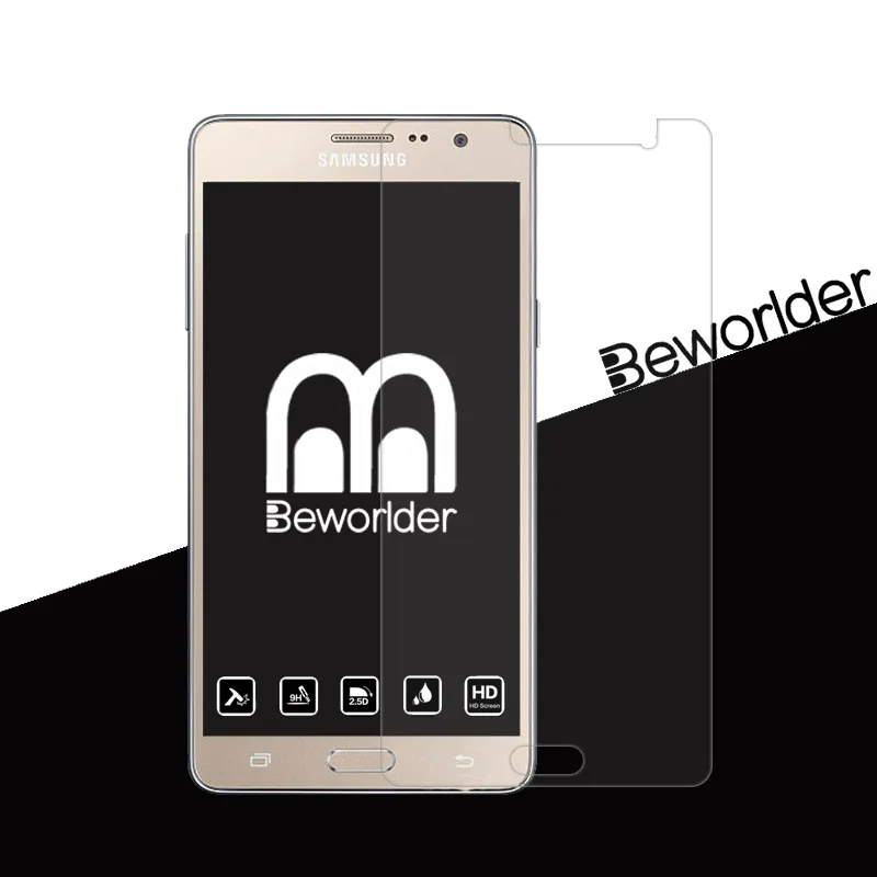 2 шт. beworlder для Samsung Galaxy On5 G550 2015 Стекло 9 H царапинам Экран закаленное протектор