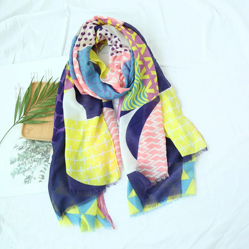 new scarf rural style geometric color matching pattern cotton and linen scarf art small fresh women's sunscreen scar
new scarf rural style geometric color matching pattern cotton and linen scarf art small fresh women's sunscreen scar