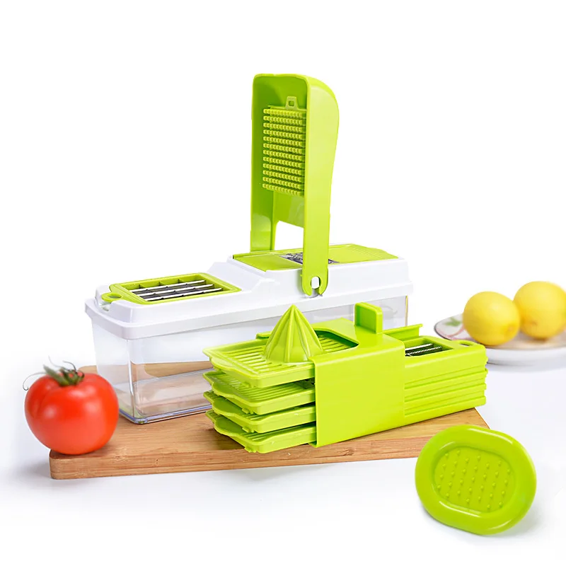 10 в 1 растительного Slicer с 7 перетасовки лезвия руководство Картофелечистка