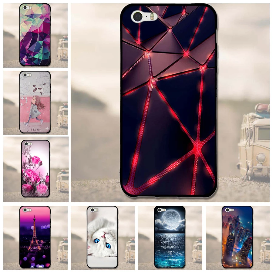 For iPhone 5 5S Rubber Case 5SE 5 S Cute Cartoon Shell Original For iPhone5 5 S SE Soft TPU Silicon Mobile Phone Back Covers
For iPhone 5 5S Rubber Case 5SE 5 S Cute Cartoon Shell Original For iPhone5 5 S SE Soft TPU Silicon Mobile Phone Back Covers