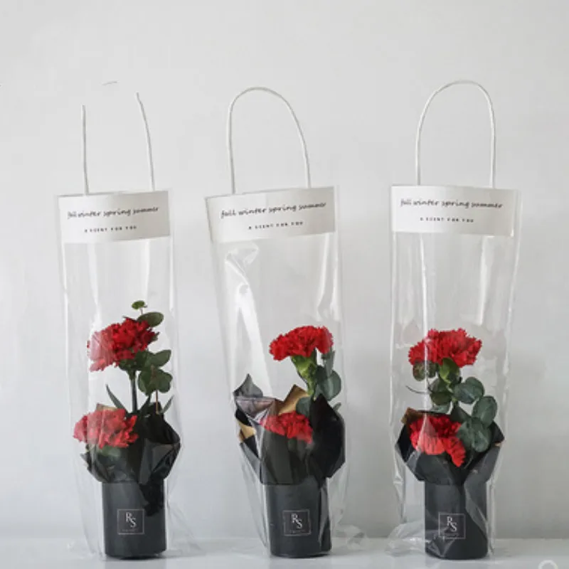 10Pcs Rose Tote Bag Transparent Gift Bags Wedding Party Decoration Can Hang Hard Girlfriend Flower Packaging Cosmetic Bags
10Pcs Rose Tote Bag Transparent Gift Bags Wedding Party Decoration Can Hang Hard Girlfriend Flower Packaging Cosmetic Bags