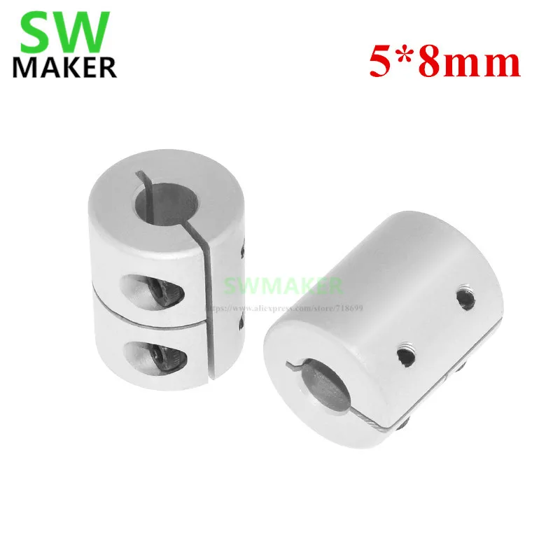 2pcs 5x8mm Aluminum alloy rigid coupling for Reprap Creality Ender-3 Ender-3S or other 3D printer 5mm To 8mm Router Connector
2pcs 5x8mm Aluminum alloy rigid coupling for Reprap Creality Ender-3 Ender-3S or other 3D printer 5mm To 8mm Router Connector