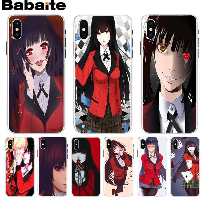 Лидер продаж популярный чехол для телефона Jabami Yumeko iPhone 8 7 6 6S Plus X XS max 10 5 5S SE XR