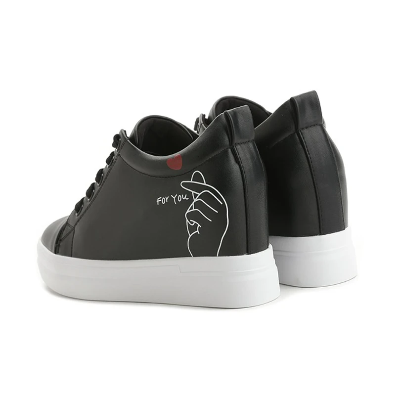 Woman Shoes High Heels Thick Increased Internal Platform Shoes Woman Fashion Lace-UP White Casual Walking Shoes Female
Woman Shoes High Heels Thick Increased Internal Platform Shoes Woman Fashion Lace-UP White Casual Walking Shoes Female