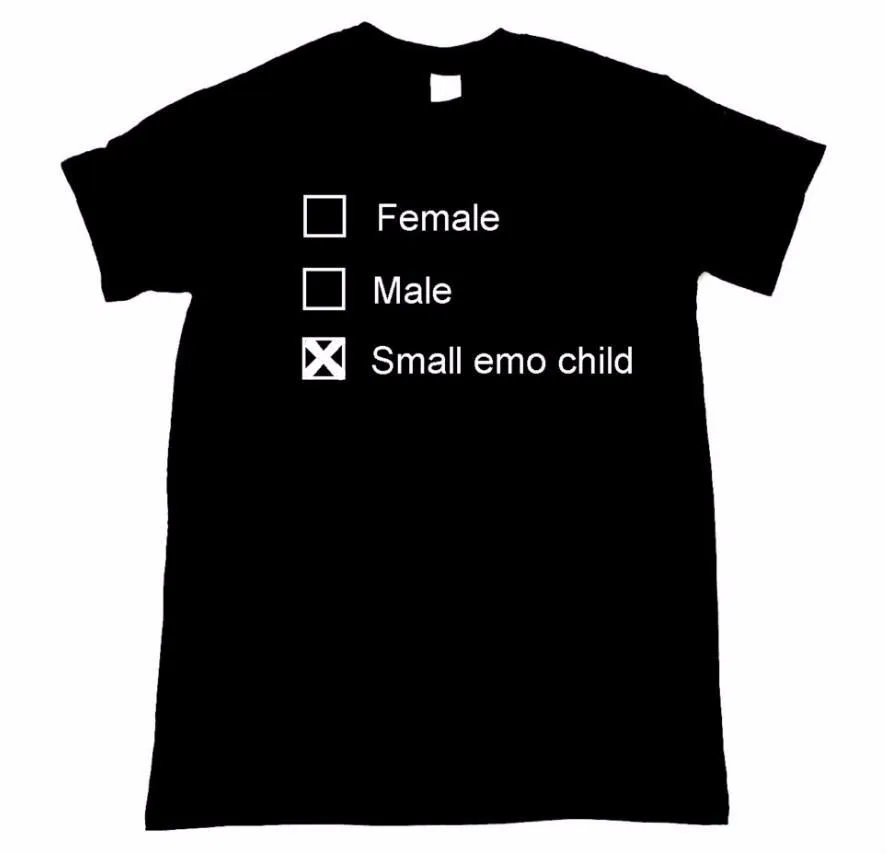 Female Male Small Emo Child Print Women tshirt Cotton Casual Funny t shirt For Lady Top Tee Hipster Tumblr Drop Ship F592
Female Male Small Emo Child Print Women tshirt Cotton Casual Funny t shirt For Lady Top Tee Hipster Tumblr Drop Ship F592
