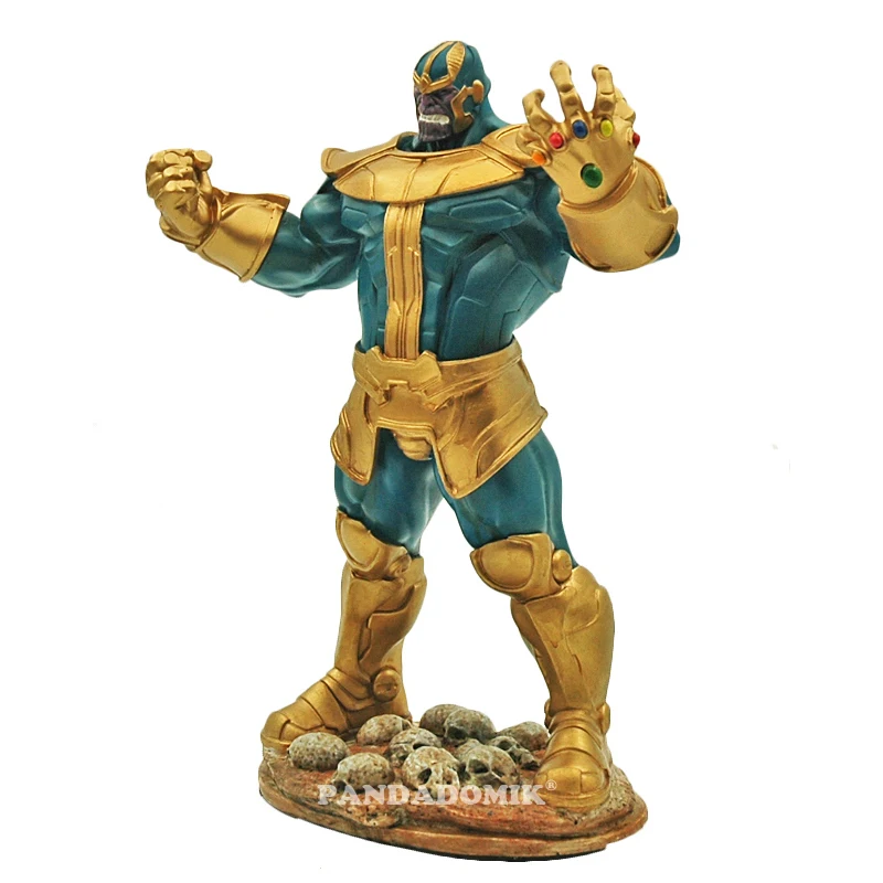 Pandadomik Thanos большой размер 33 см Смола 14 дюймов игрушечная фигурка модель Мстители