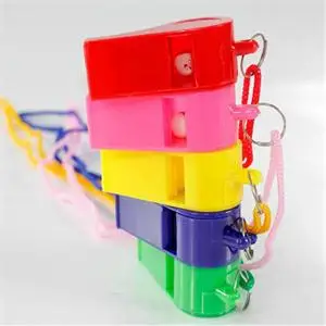 24pcs Plastic Whistle & Lanyard School Soccer Sport Cheerleading Whistle Training Football Whistle Referee Whistle Random
24pcs Plastic Whistle & Lanyard School Soccer Sport Cheerleading Whistle Training Football Whistle Referee Whistle Random