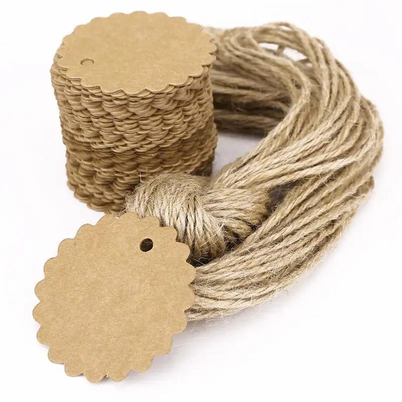 100pcs DIY Tag Round Scalloped Kraft Paper Card Gift Tag Luggage Tag Price Label for Wedding Decoration 60cm
100pcs DIY Tag Round Scalloped Kraft Paper Card Gift Tag Luggage Tag Price Label for Wedding Decoration 60cm