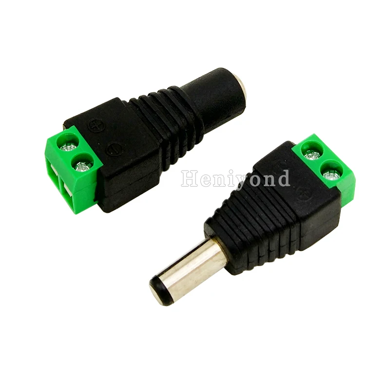 10Pairs 5.5*2.1 DC Power Male Plug Adapter DC Female Jack Plug 12V Connector CCTV Cameras Socket Adapter
10Pairs 5.5*2.1 DC Power Male Plug Adapter DC Female Jack Plug 12V Connector CCTV Cameras Socket Adapter