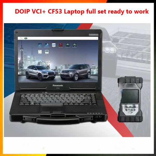 Оригинальный WiFi JLR DoIP VCI Pathfinder с SDD CF53 I5 4G ноутбук для диагностики и