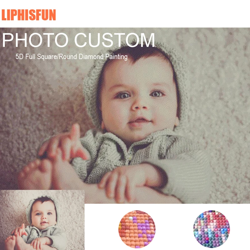 Photo Custom! Private custom 5D DIY Diamond Painting Make Your Own Diamond Painting Full Square/Round Diamond Embroidery
Photo Custom! Private custom 5D DIY Diamond Painting Make Your Own Diamond Painting Full Square/Round Diamond Embroidery