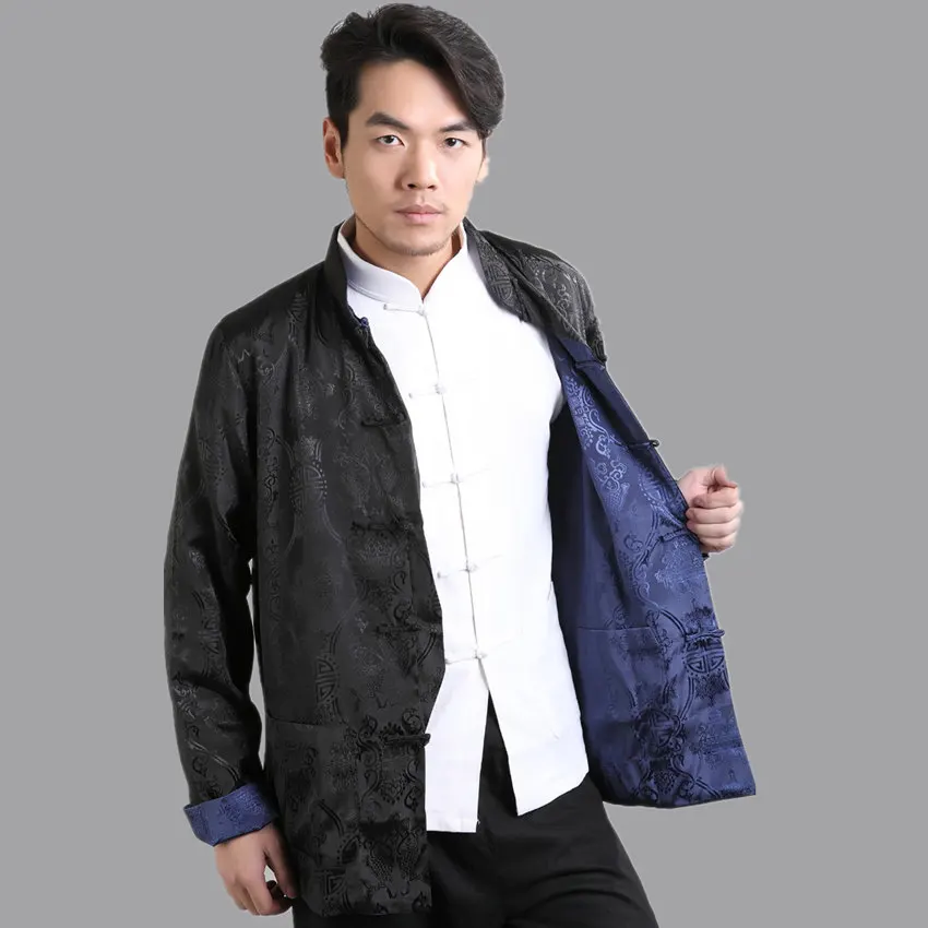 Black Gold Men's Satin Two-Face Jacket Spring Autumn Reversible Long Sleeves Coat Size S M L XL XXL XXXL hombre chaqueta Mim01A
Black Gold Men's Satin Two-Face Jacket Spring Autumn Reversible Long Sleeves Coat Size S M L XL XXL XXXL hombre chaqueta Mim01A