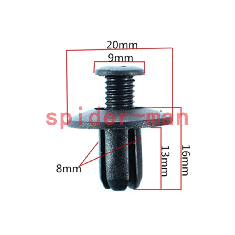 100Pcs 8MM Hole Auto Car Door Trim Panel Trunk Fender Swell Plastic Rivet Fastener Clip Free Shipping
100Pcs 8MM Hole Auto Car Door Trim Panel Trunk Fender Swell Plastic Rivet Fastener Clip Free Shipping