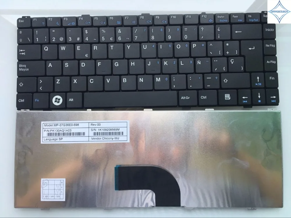 Новинка для BENQ Joybook S43 S46 DH1404 intelbra I1000 I1030 SP испанская клавиатура для ноутбука PK130AQ1A03 MP-07G36E0-698 Teclado
Новинка для BENQ Joybook S43 S46 DH1404 intelbra I1000 I1030 SP испанская клавиатура для ноутбука PK130AQ1A03 MP-07G36E0-698 Teclado