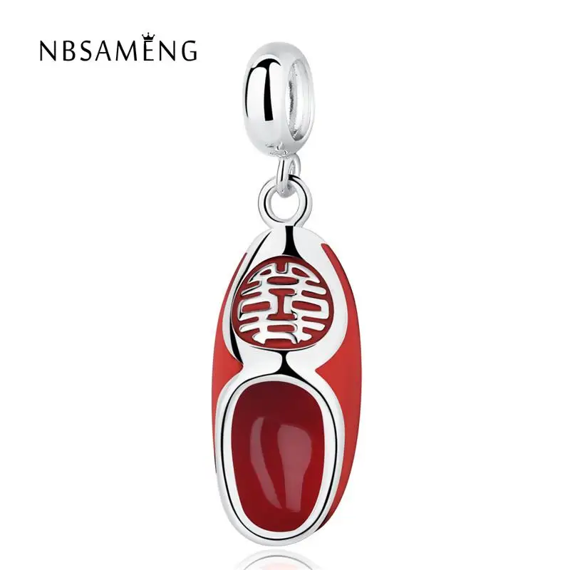 Authentic 925 Sterling Silver Bead Festive Red Pink Enamel Shoes Pendant Beads Fit Original Bracelets Charm Jewelry Gift
Authentic 925 Sterling Silver Bead Festive Red Pink Enamel Shoes Pendant Beads Fit Original Bracelets Charm Jewelry Gift