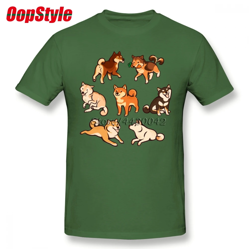 Мужская хлопковая футболка shaba Inu Dog большие размеры 4XL 5XL 6XL Camiseta|Мужские футболки|