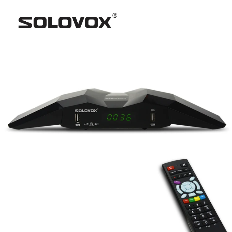 Оригинальный цифровой спутниковый ресивер SOLOVOX R8 HD 1080P спутниковый ТВ ресивер Поддержка USB WiFi YOUTUBE Xtream STB декодер
Оригинальный цифровой спутниковый ресивер SOLOVOX R8 HD 1080P спутниковый ТВ ресивер Поддержка USB WiFi YOUTUBE Xtream STB декодер