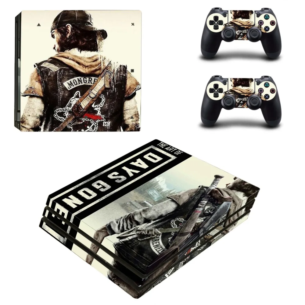 Days Gone PS4 Pro Skin Sticker Decal for Sony PlayStation 4 Console and Controller Vinyl Accessory | Электроника