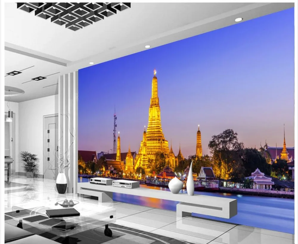 Home Decor Living Room Wall Covering Custom 3d Mural Wallpaper Thai Palace Golden Pagoda Building Wallpaper 3D Mural
Home Decor Living Room Wall Covering Custom 3d Mural Wallpaper Thai Palace Golden Pagoda Building Wallpaper 3D Mural