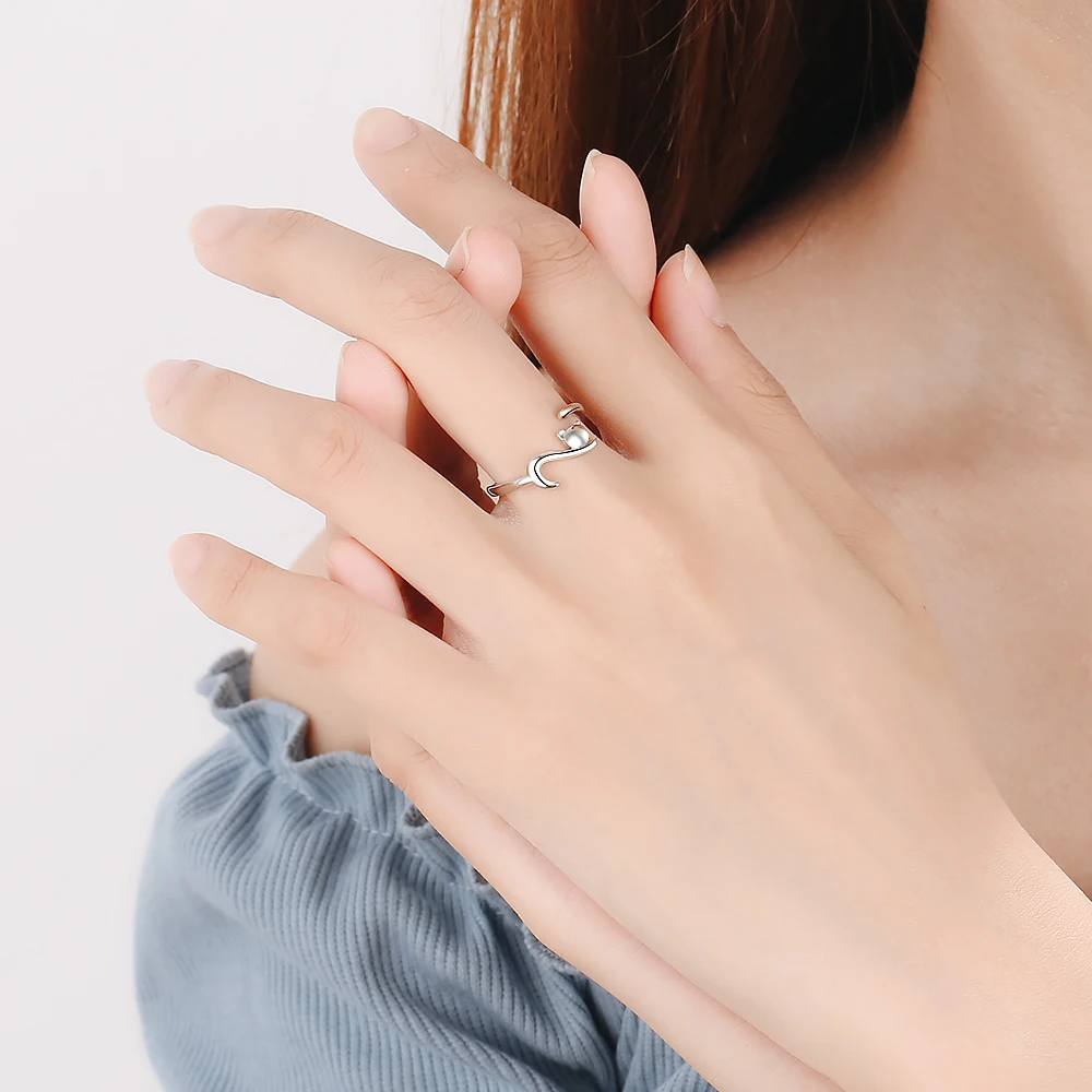 ModaOne Cute Cat 925 Sterling Silver Ring For Women Animal Opening Ring Jewelry anillos mujer plata 925 para mujer bague femme
ModaOne Cute Cat 925 Sterling Silver Ring For Women Animal Opening Ring Jewelry anillos mujer plata 925 para mujer bague femme