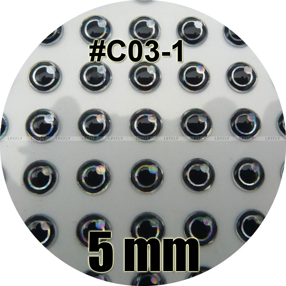 5 мм 3D # C03-1/оптовая продажа 700 мягкая формованная 3D голографические глаза рыб, вязание мушек, джиг, изготовление приманки
5 мм 3D # C03-1/оптовая продажа 700 мягкая формованная 3D голографические глаза рыб, вязание мушек, джиг, изготовление приманки