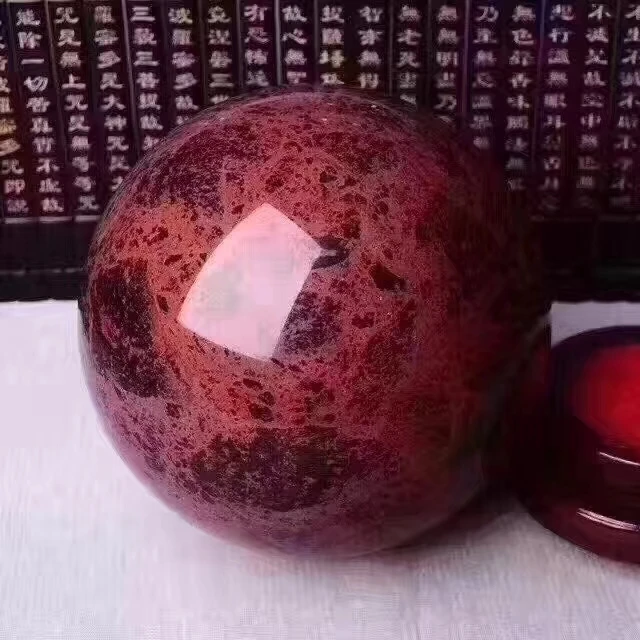 Natural beauty of the red obsidian ball hongyun when the town house to make money
Natural beauty of the red obsidian ball hongyun when the town house to make money