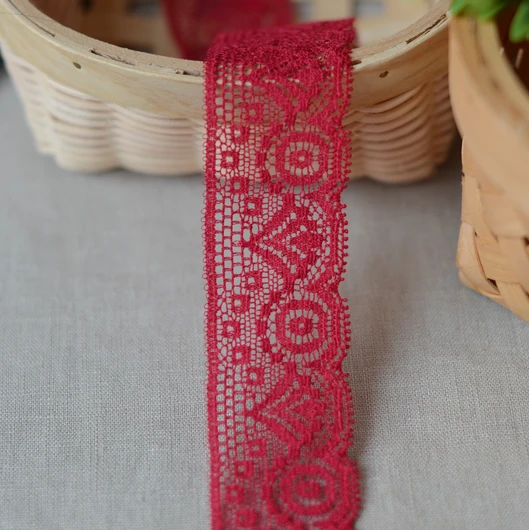 2018 Japan imported red lace accessories DIY ribavirin fine lace width 3.2 cm
2018 Japan imported red lace accessories DIY ribavirin fine lace width 3.2 cm