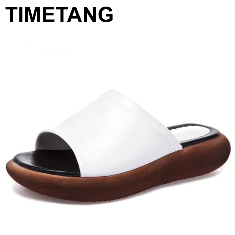 TIMETANG новые мягкие Comhide Летние кожаные сандалии, женские тапочки; Повседневная обувь на платформе; Обувь для танцев в стиле Простые открытые ...
TIMETANG новые мягкие Comhide Летние кожаные сандалии, женские тапочки; Повседневная обувь на платформе; Обувь для танцев в стиле Простые открытые ...