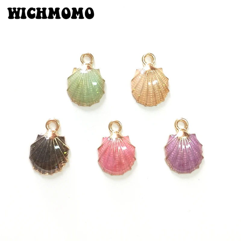 Fashion 10pieces 19*13mm Zinc Alloy Drop Oil Scallops Charms Pendants for DIY Jewelry Bracelet Necklace Earrings Accessories
Fashion 10pieces 19*13mm Zinc Alloy Drop Oil Scallops Charms Pendants for DIY Jewelry Bracelet Necklace Earrings Accessories