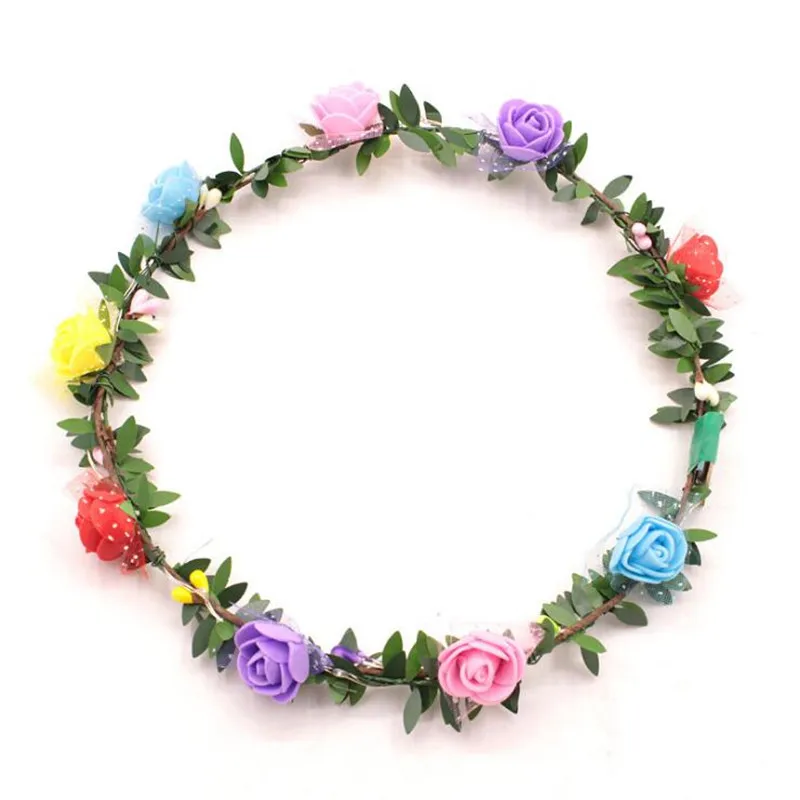 Leaves LED Flashing Flower Headband Women Girls Lighted Glowing Garland Wreath Hairband Birthday Glow Party Halloween
Leaves LED Flashing Flower Headband Women Girls Lighted Glowing Garland Wreath Hairband Birthday Glow Party Halloween