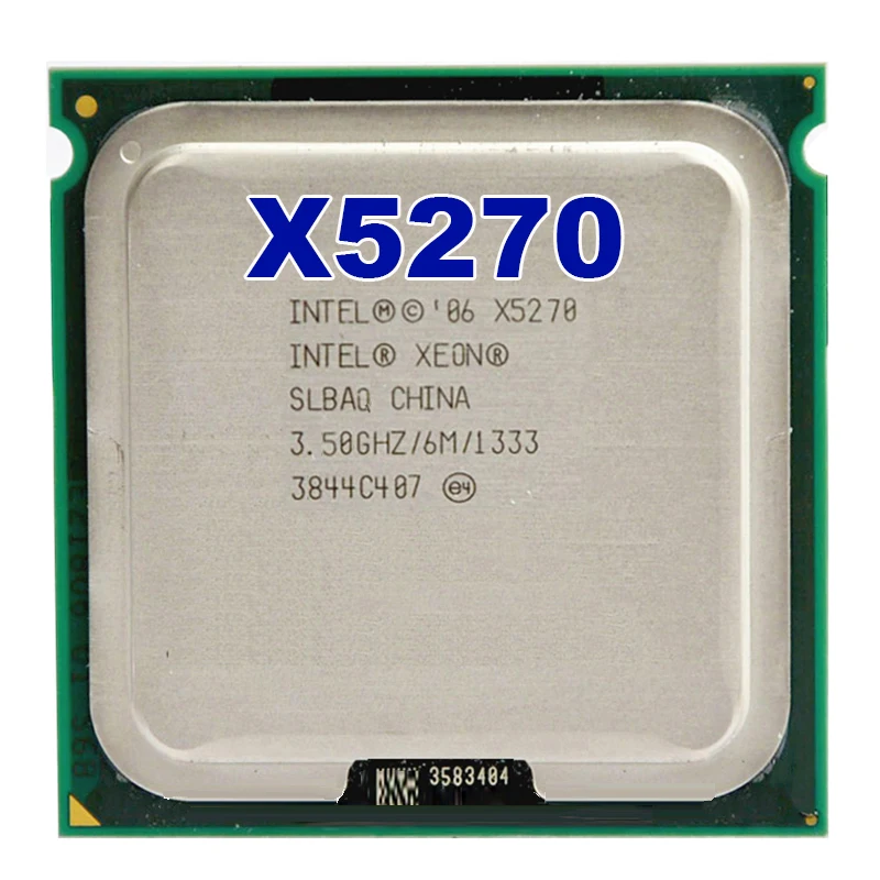 Intel Xeon x5270 LGA 775 Процессор 3.5 ГГц/LGA771/6 МБ L2/dual core/ФСБ 1333 мГц с двумя 771 до адаптеры|xeon