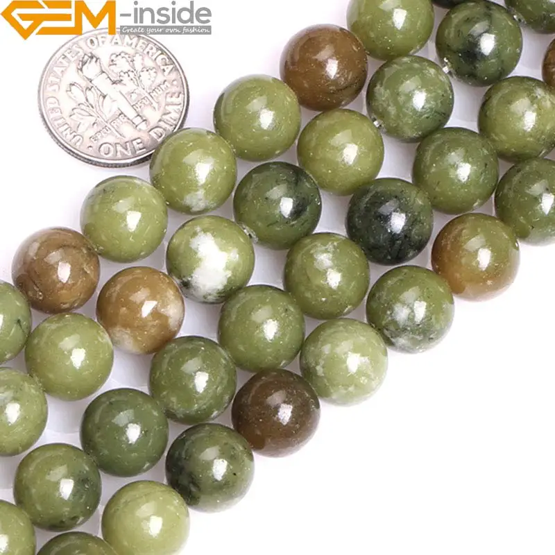 8mm 10mm Natural Round Green Canada Jade Stone Gemstone Semi Precious Beads Loose Beads For Jewelry Making Strand 15" Wholesale
8mm 10mm Natural Round Green Canada Jade Stone Gemstone Semi Precious Beads Loose Beads For Jewelry Making Strand 15" Wholesale
