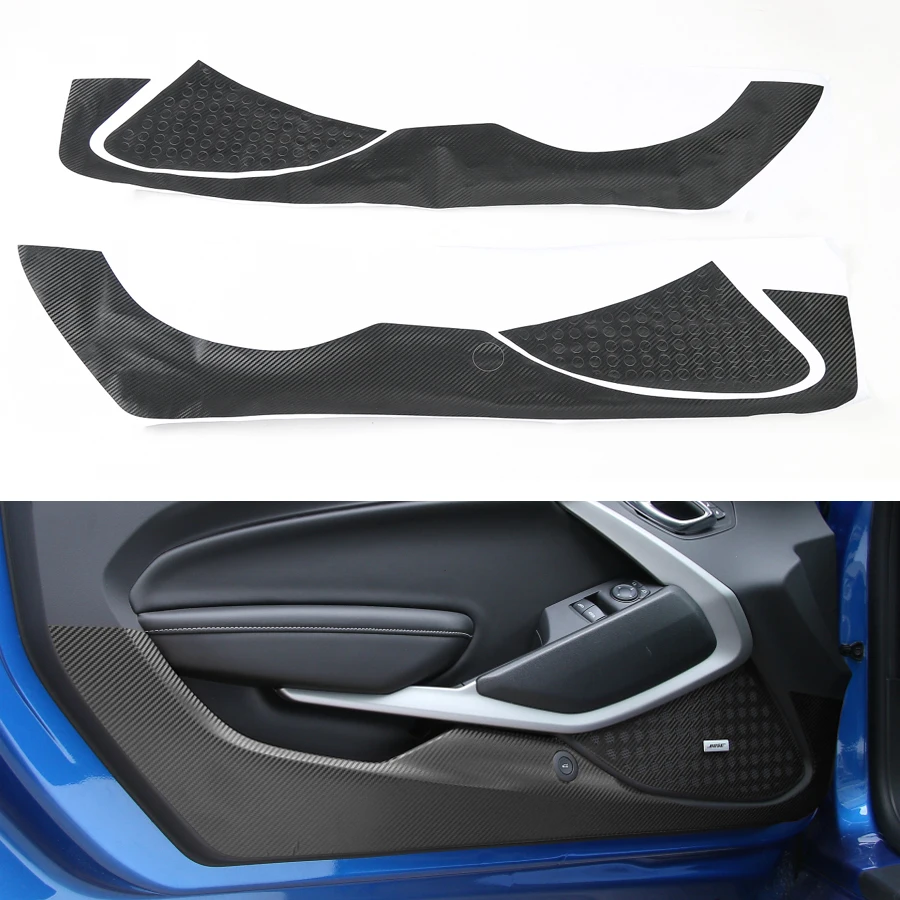 YAQUICKA 4Pcs/set Car Interior Door Anti-kick Side Carbon Fiber Stickers Styling Cover Accessory Fit For Chevrolet Camaro 2017+
YAQUICKA 4Pcs/set Car Interior Door Anti-kick Side Carbon Fiber Stickers Styling Cover Accessory Fit For Chevrolet Camaro 2017+