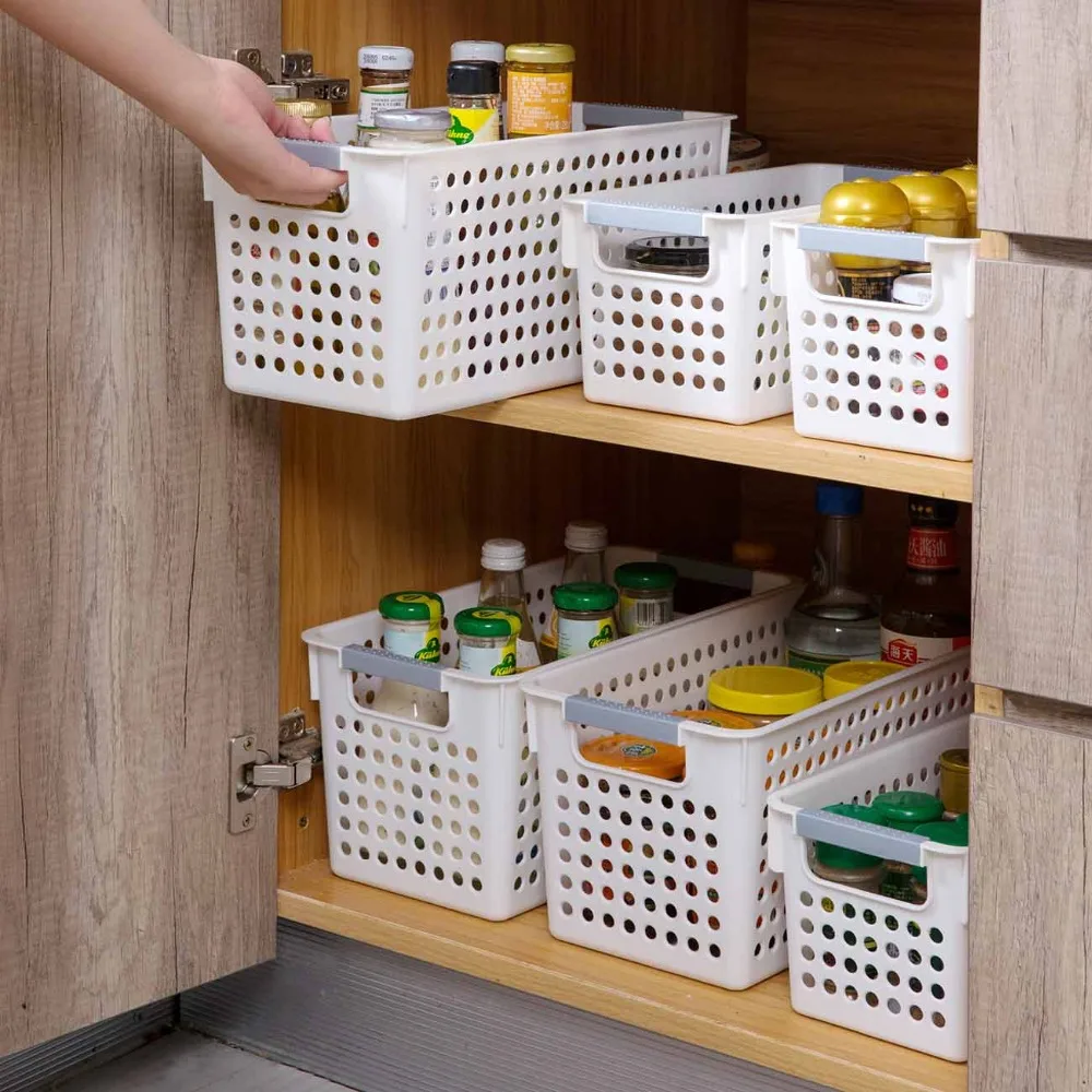 Plastic Desktop Storage Basket Rectangular Bathroom Portable Storage Box Hollow Bath Basket Kitchen Refrigerator Organizer Boxes
Plastic Desktop Storage Basket Rectangular Bathroom Portable Storage Box Hollow Bath Basket Kitchen Refrigerator Organizer Boxes