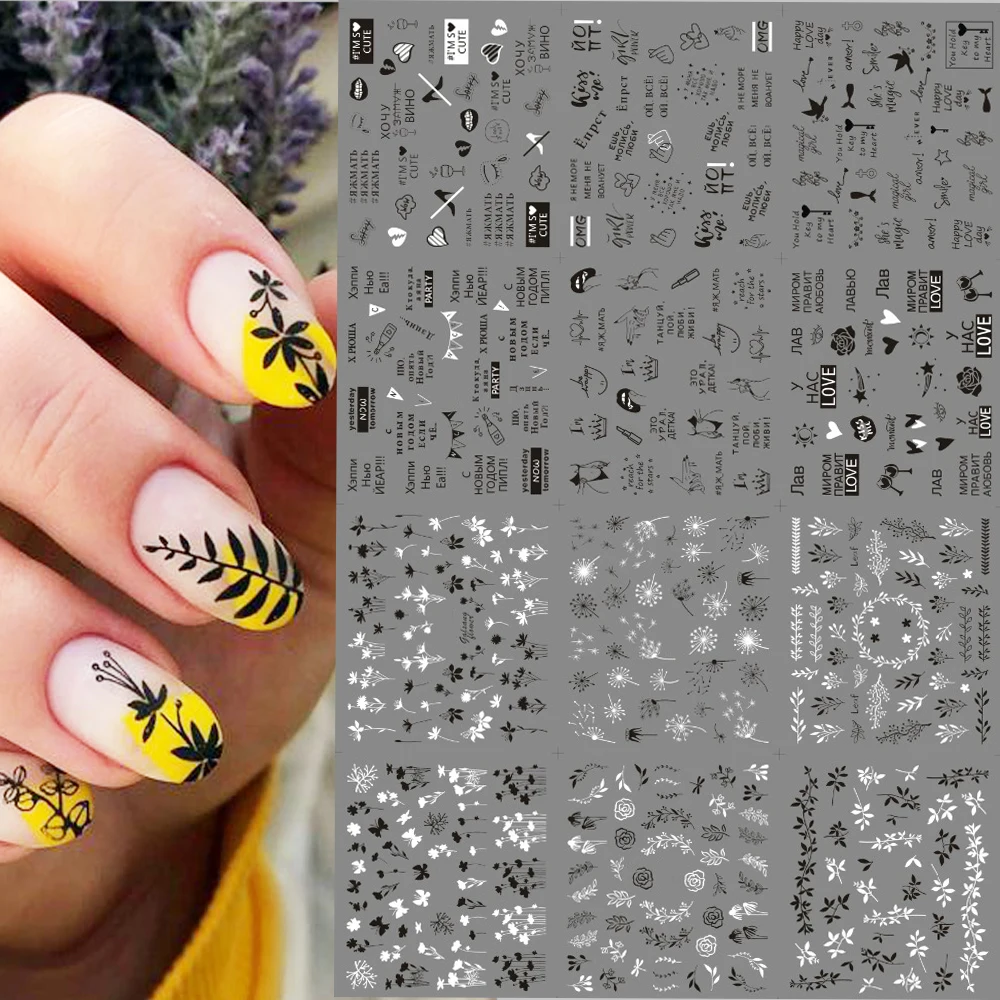 Water Transfer Nail Slider 12 Designs Butterfly Letter leaves Decals Sexy Girl Full Wrap Nail Art Sticker Manicure Set Z0168
Water Transfer Nail Slider 12 Designs Butterfly Letter leaves Decals Sexy Girl Full Wrap Nail Art Sticker Manicure Set Z0168