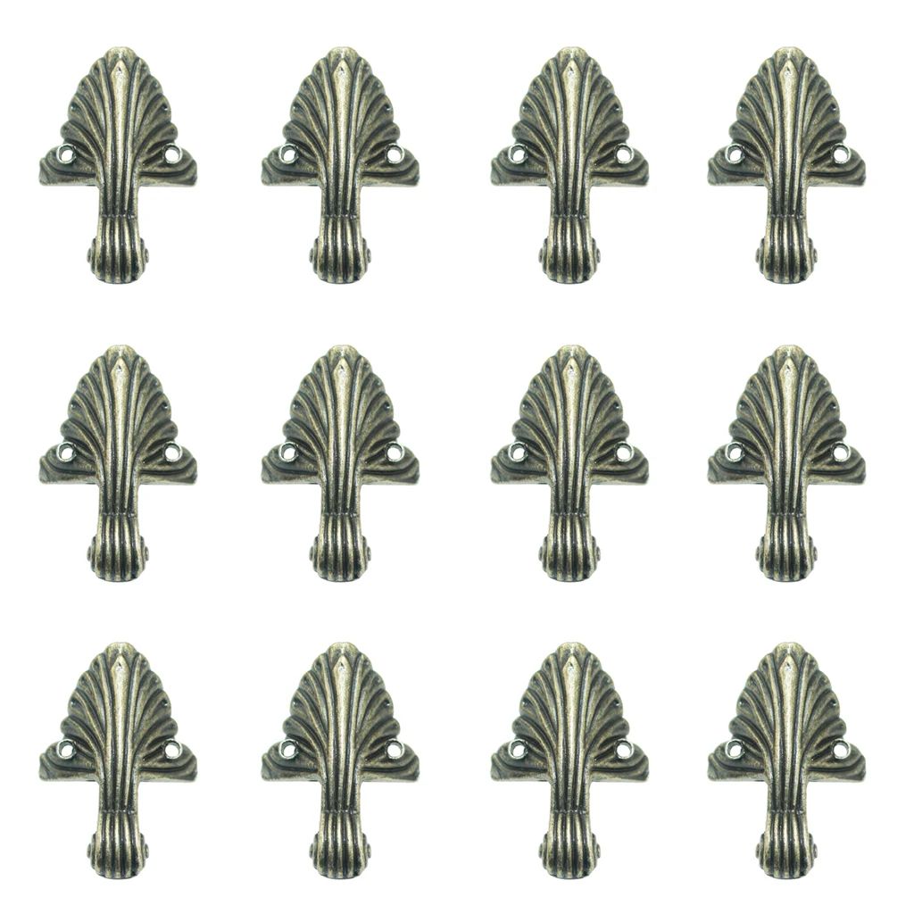 12Pcs Retro Jewelry Wooden Box Corner Guards For Boxes Casket Chest Corner Ornament Ornament
12Pcs Retro Jewelry Wooden Box Corner Guards For Boxes Casket Chest Corner Ornament Ornament